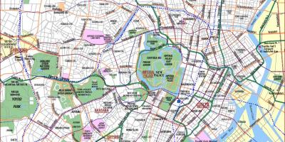 City map of Tokyo