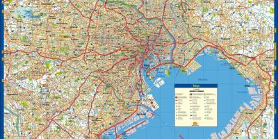 Street map of Tokyo