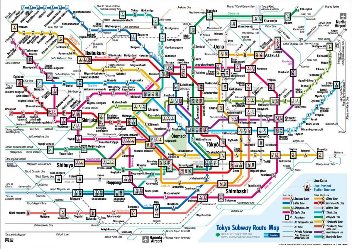 日本东京地铁路线图中文版_word文档在线阅读与下载_免费文档