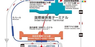 Haneda international airport map
