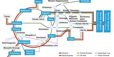Map of Keisei line