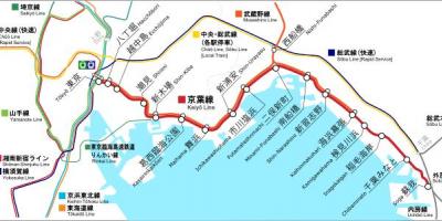 Map of Keiyo line