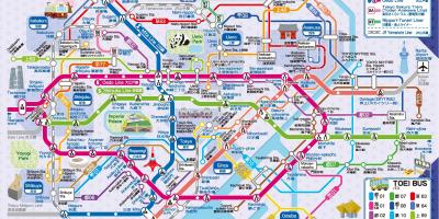 Toei line map