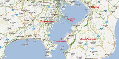 Map of Tokyo bay