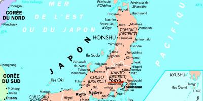 Map of Japan Tokyo