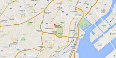 Map of Tokyo tower
